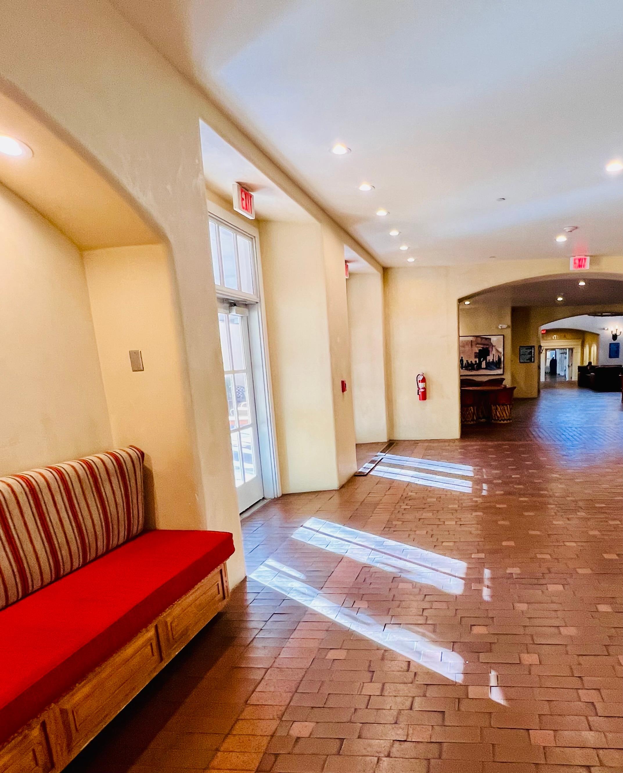 Side entrance to the hotel.