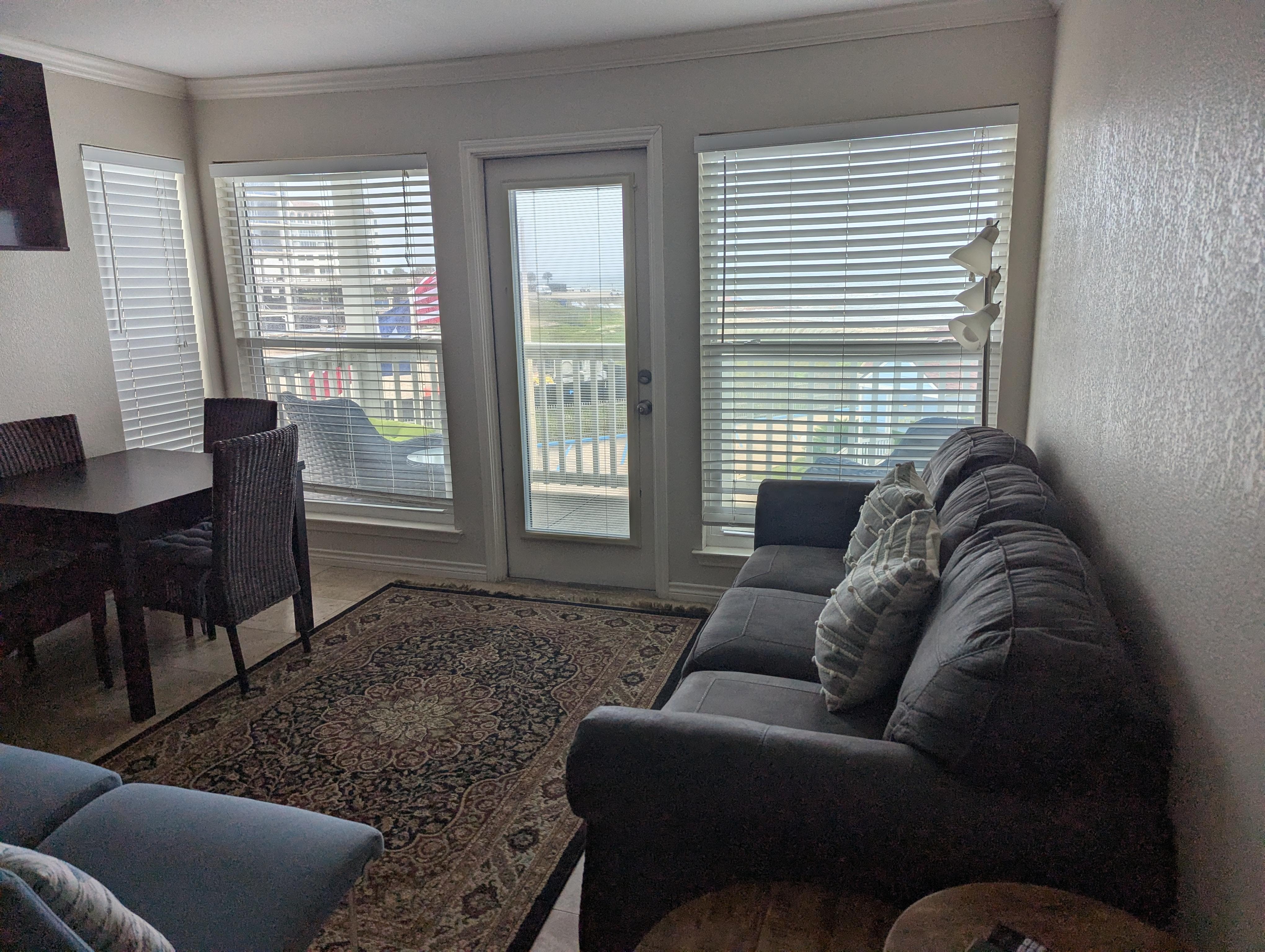 View from living area