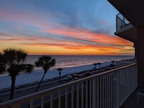 Sunset view from the balcony