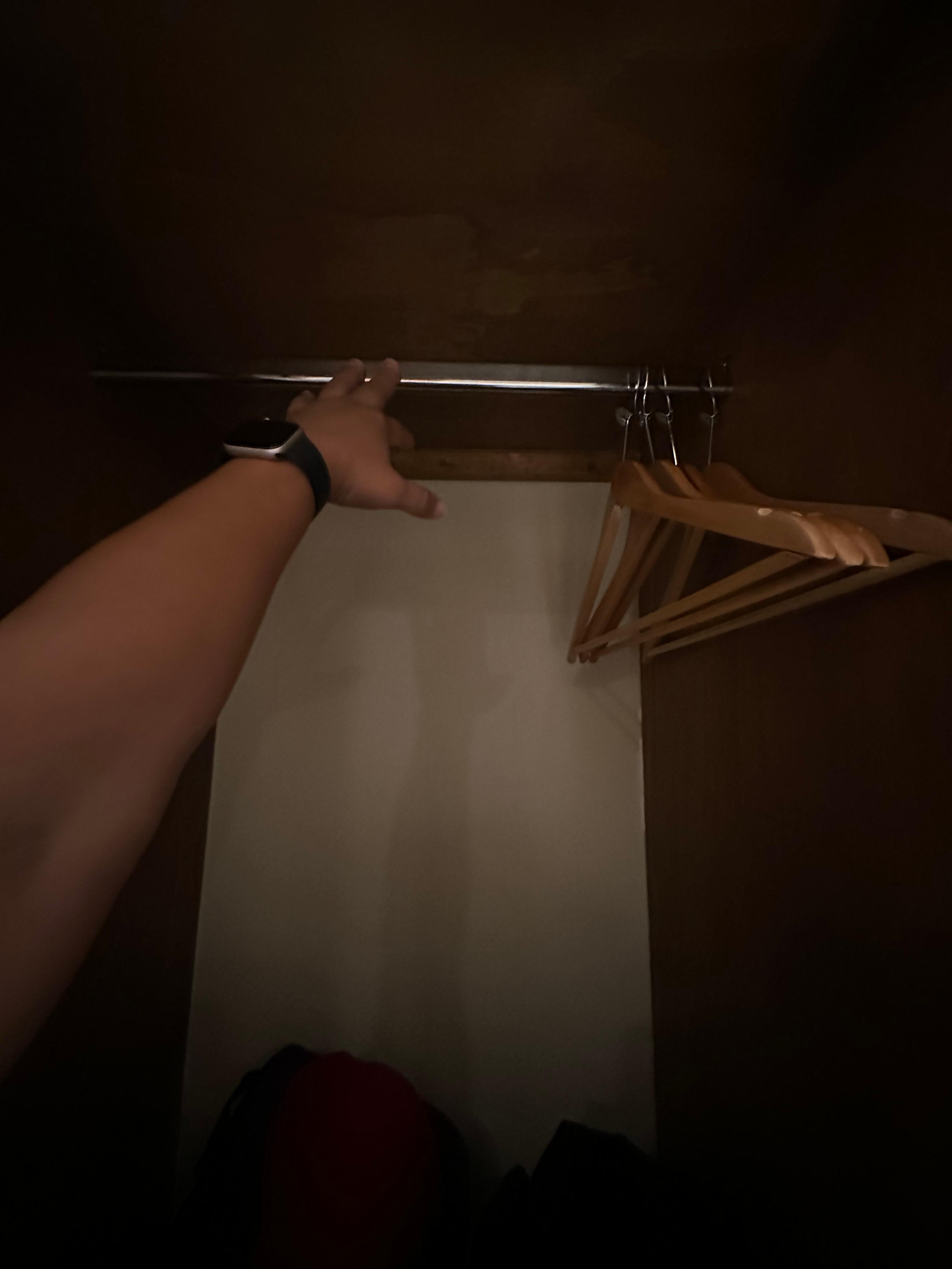 Hangers to high.