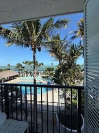Pool from balcony