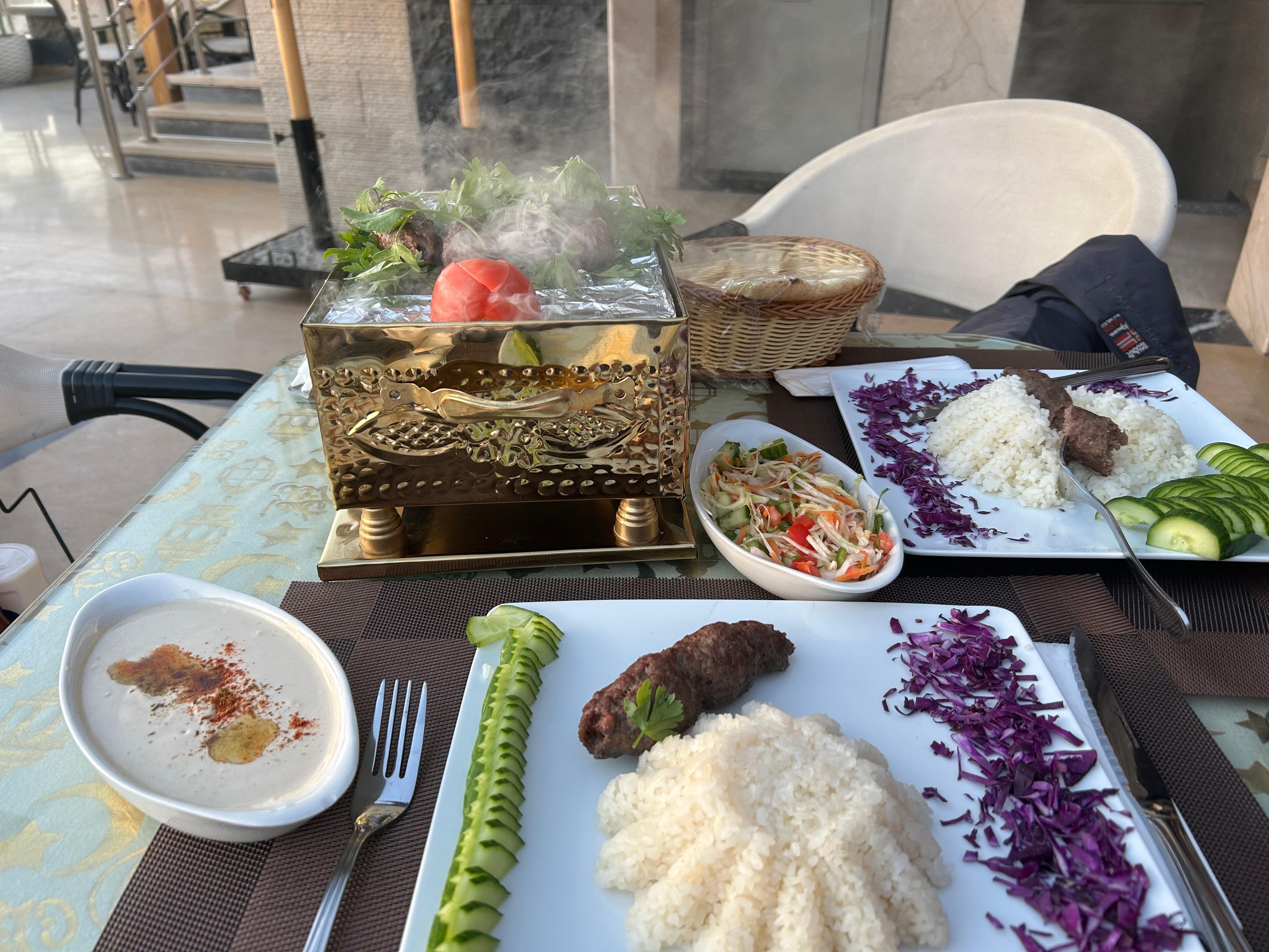 Eten op de rooftop was ook heerlijk!