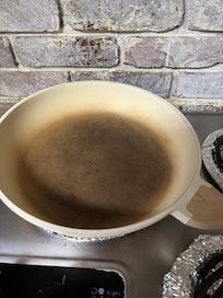 Burnt and scratched up cookware