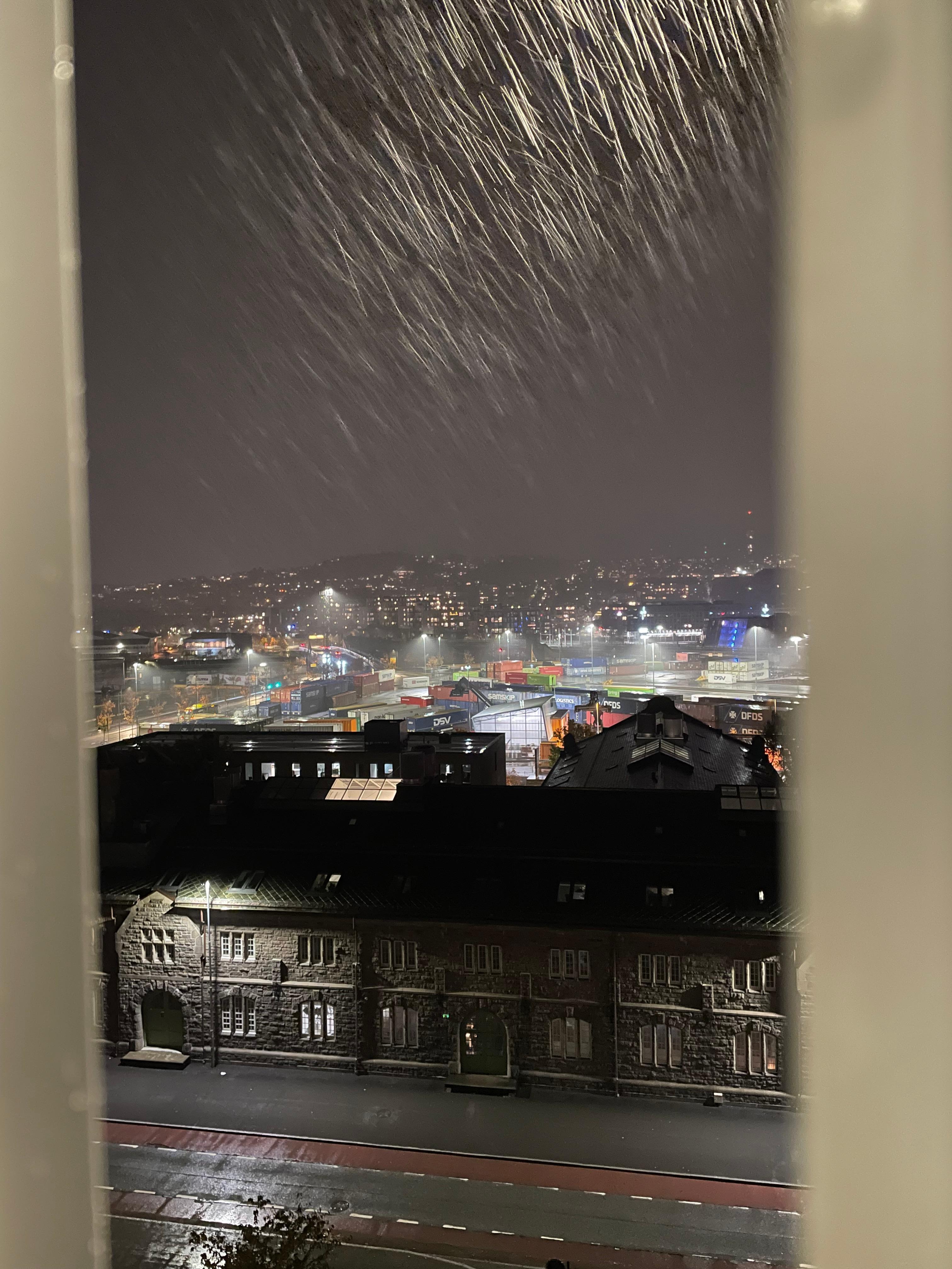 Utsikten från 8 etasje. 