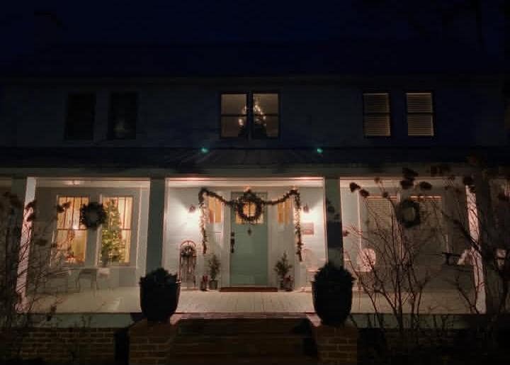 Decorated for Christmas 