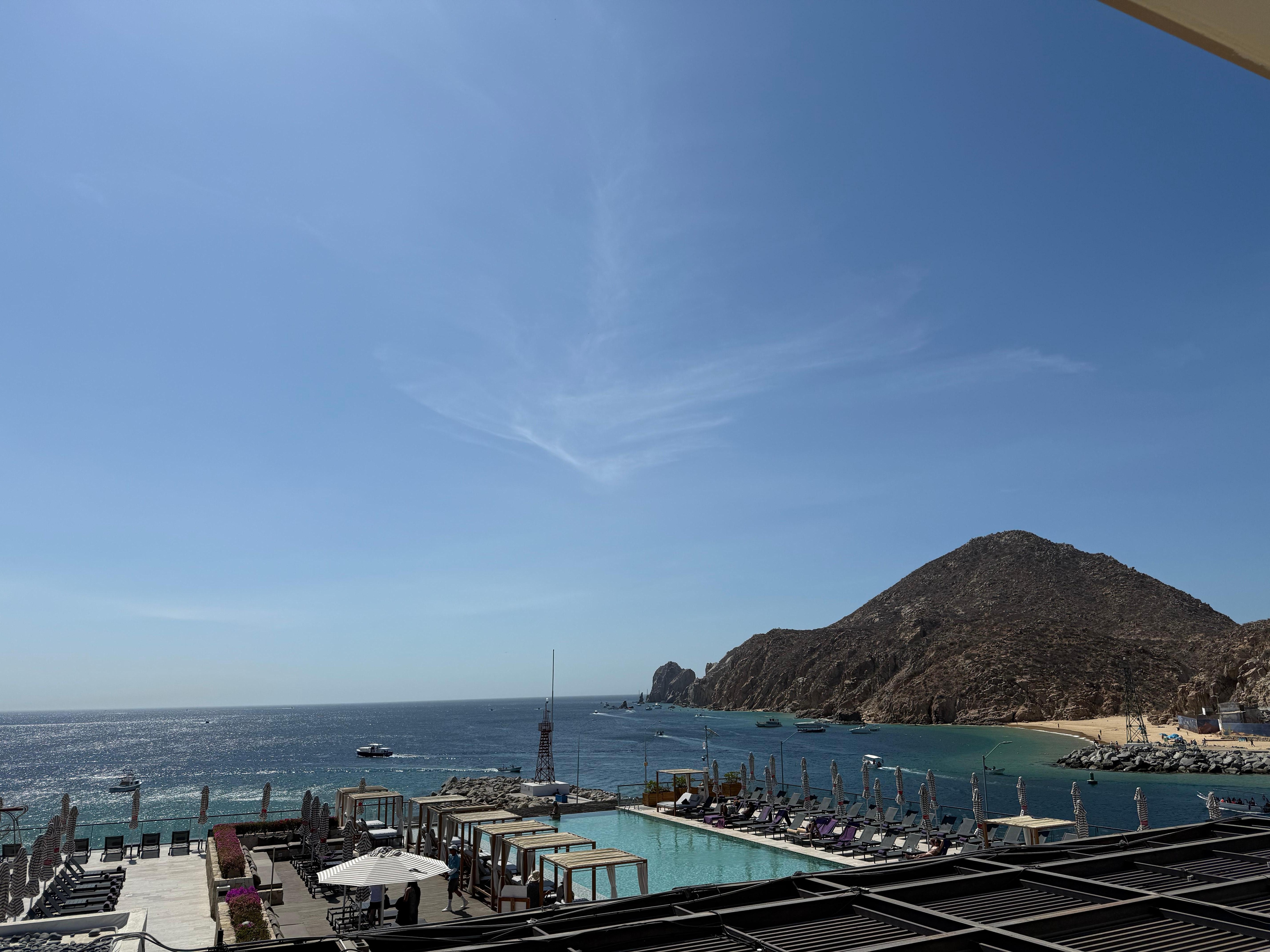 View from spa