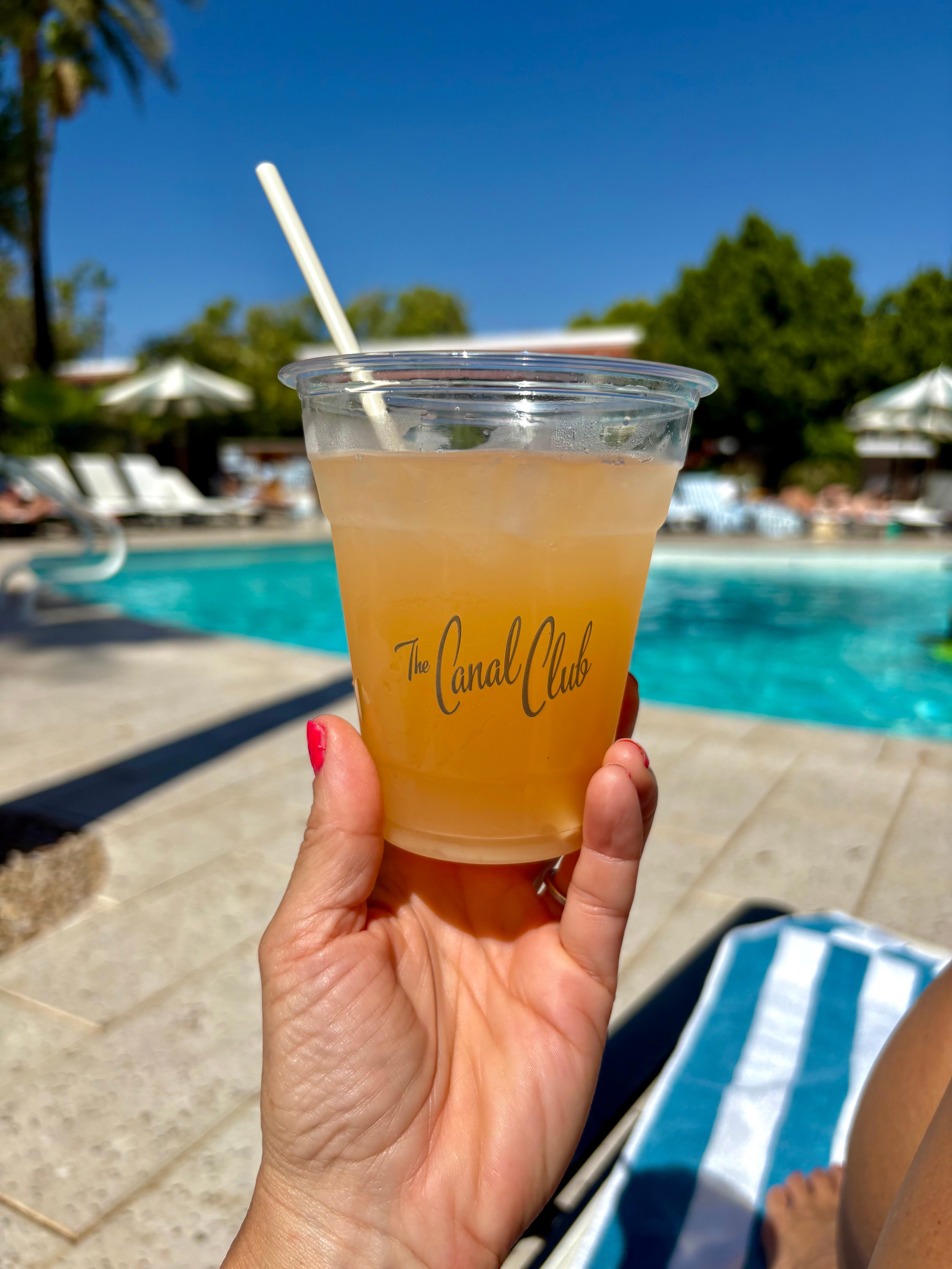 Poolside cocktail