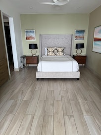 One of the bedrooms.