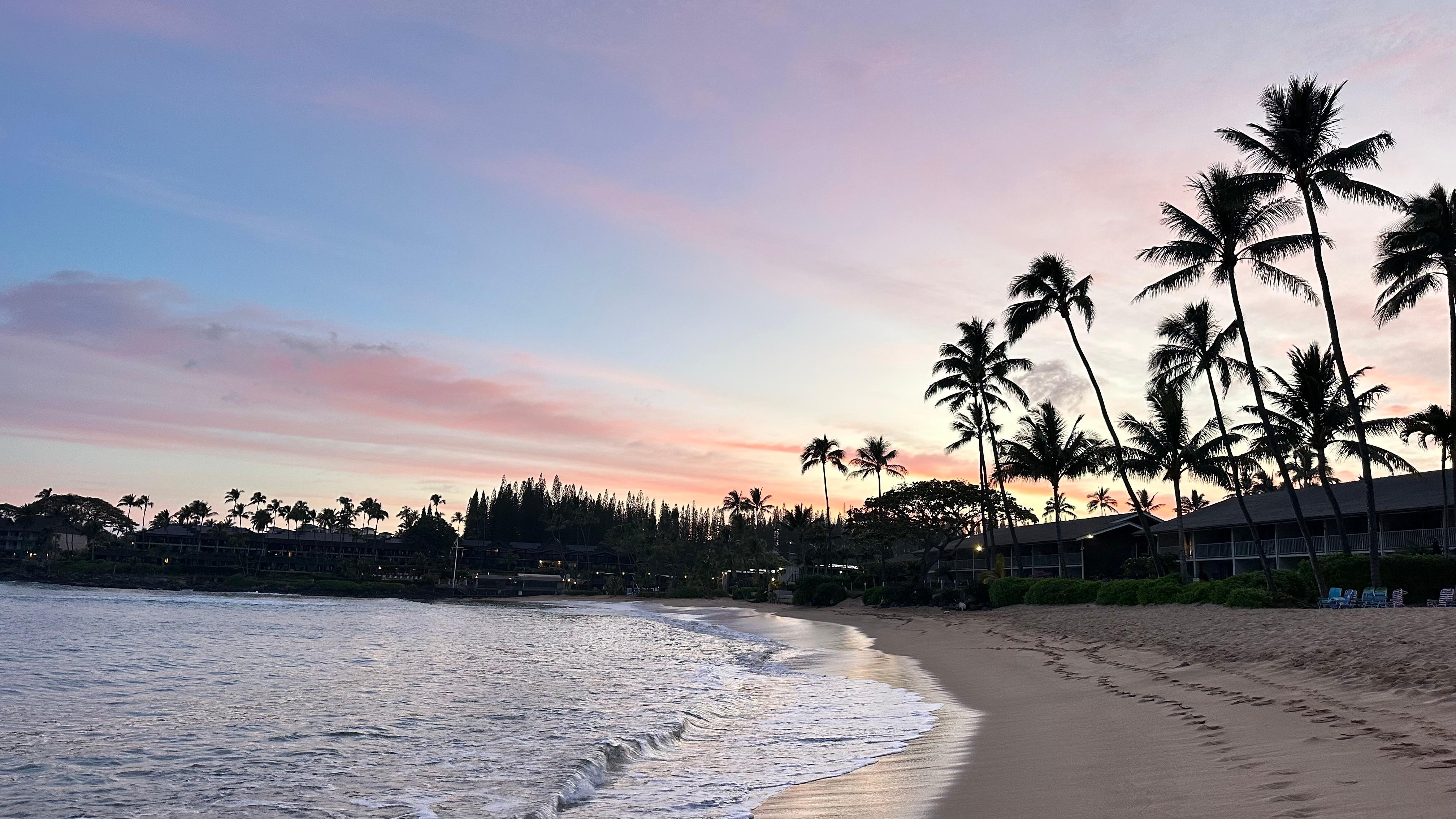 Sunrise at Napili Bay