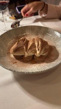 Tiramisu do restaurante do Hotel Bellini.