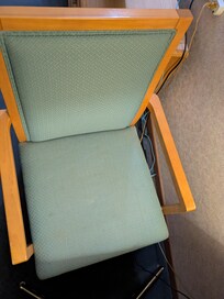 Stained chair