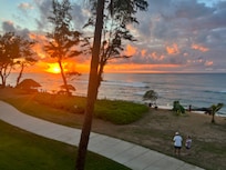 Sunrise from the balcony