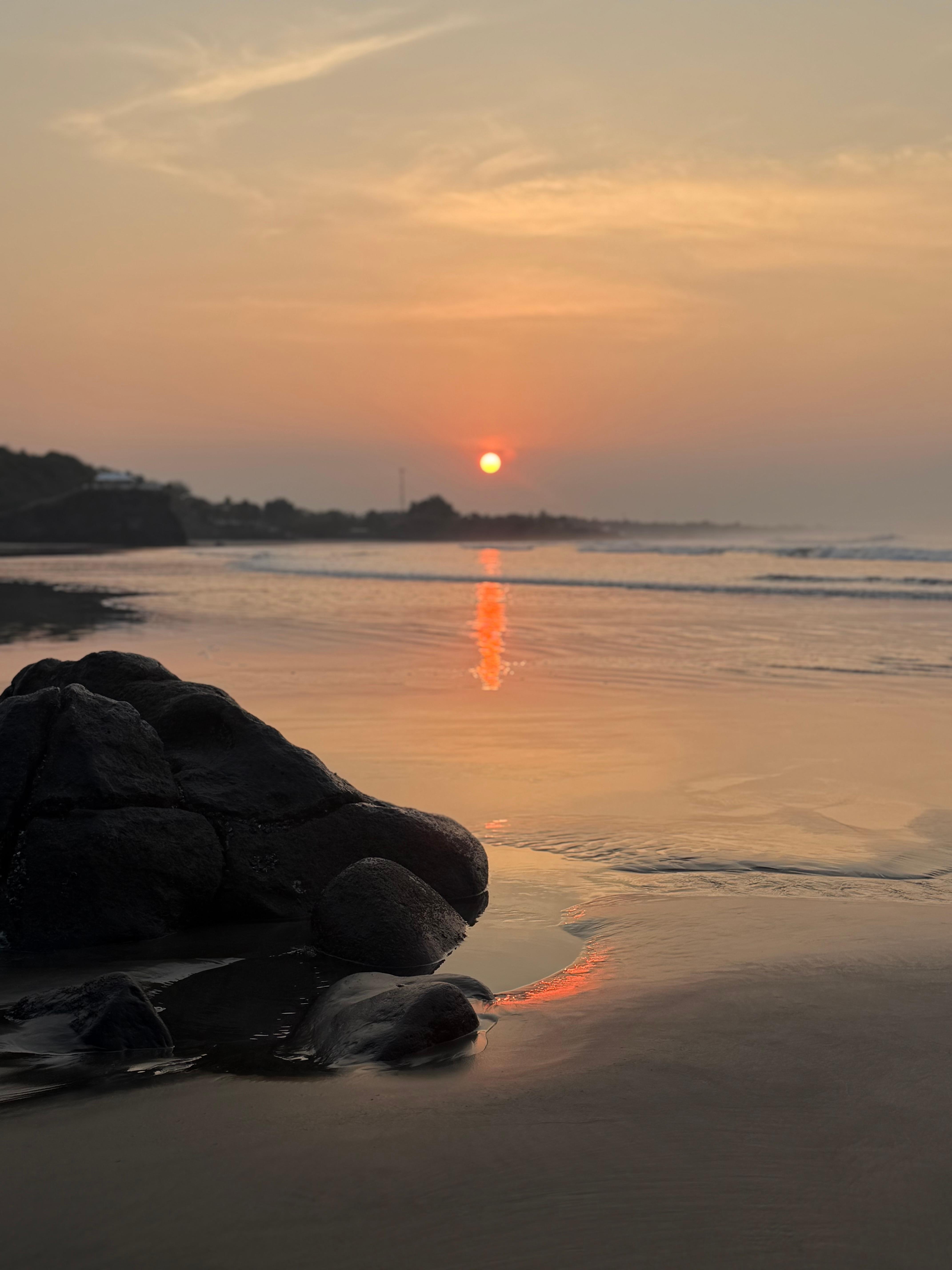 Sunrise down at the beach 