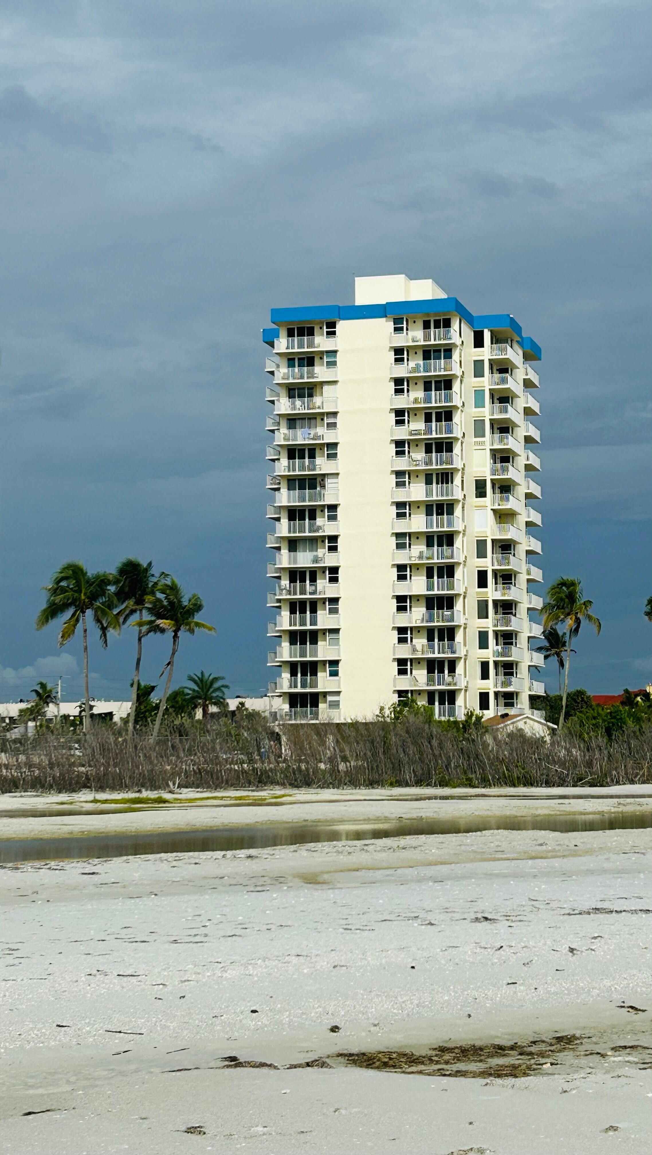 Condo from the beach. 12th floor