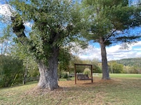 Enjoy the evening out on the swing!