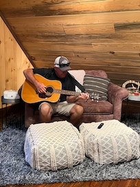 comfy sitting space