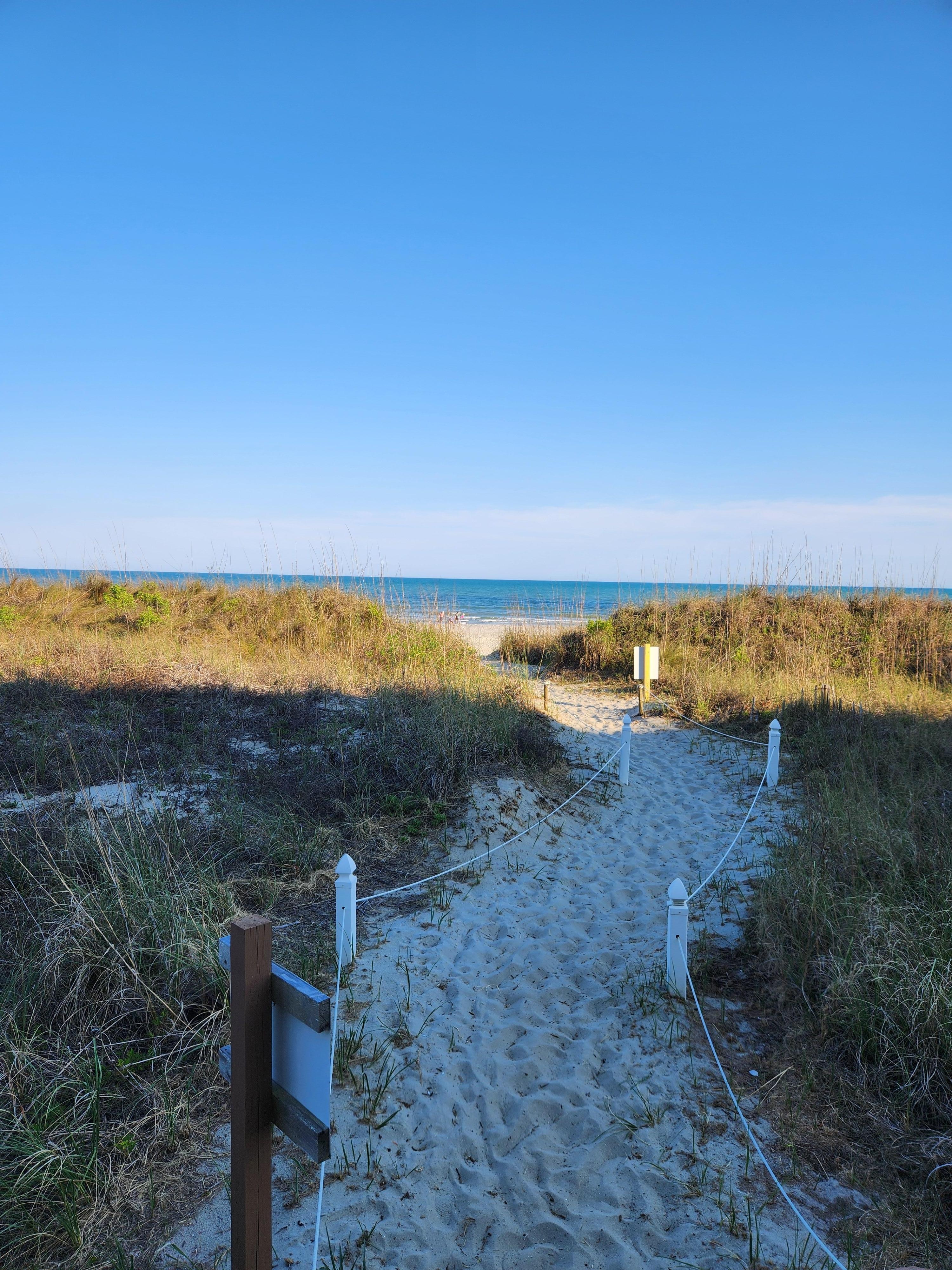 Path to beach. 