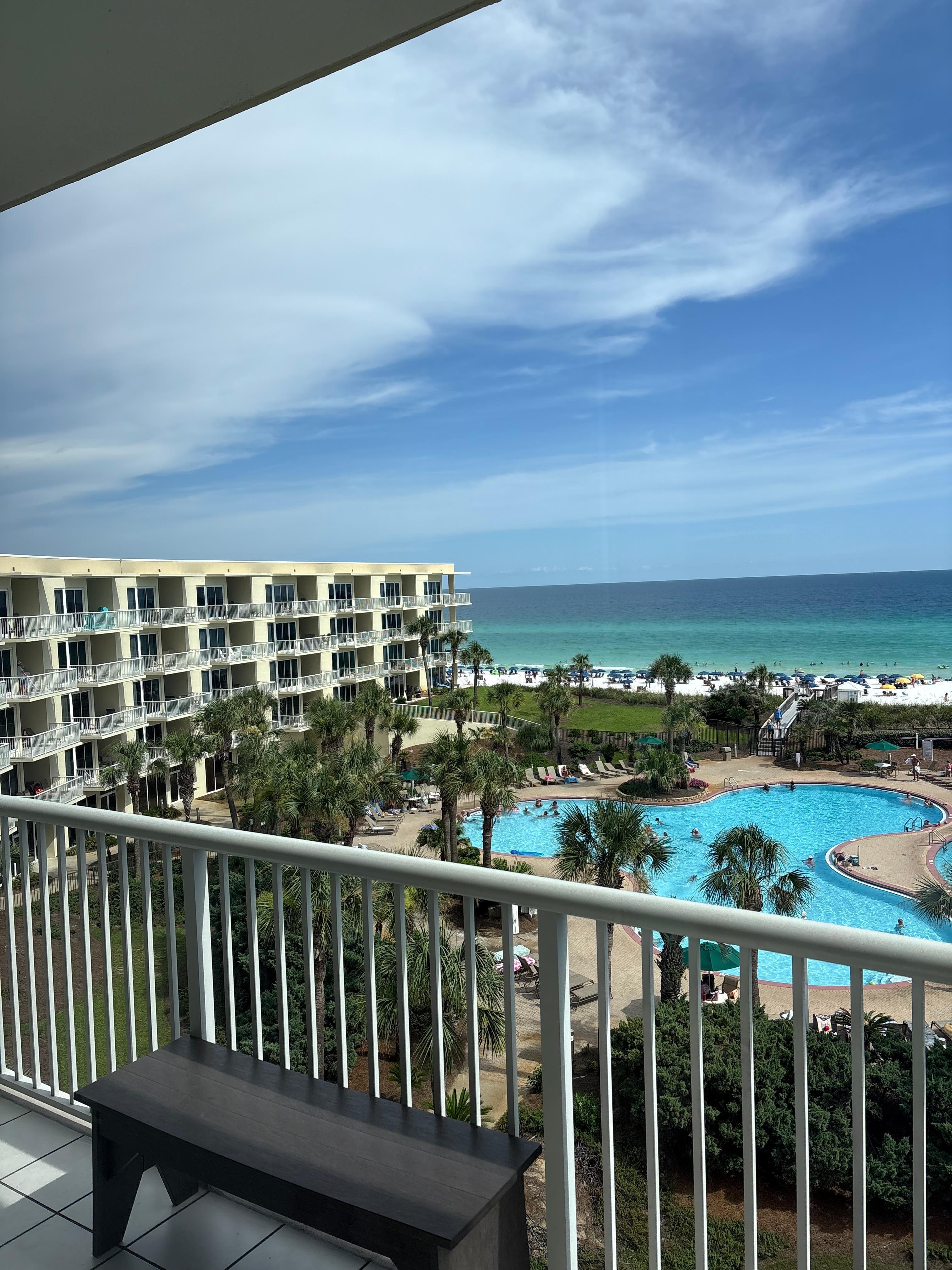 View from our balcony 