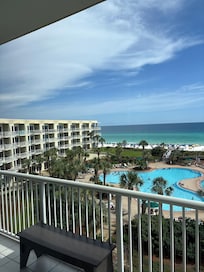 View from our balcony