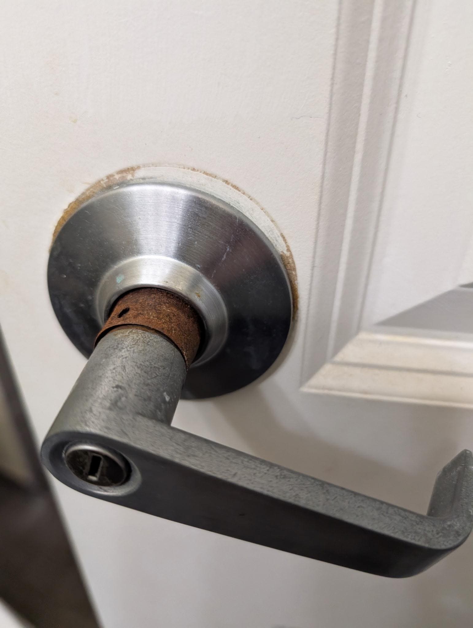 Door hardware bathroom