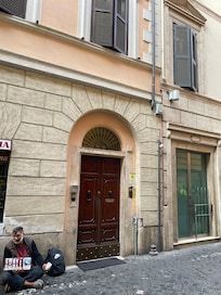 Entrance to the rooms. I have to to discuss with the hotel personal to change my room to the main building