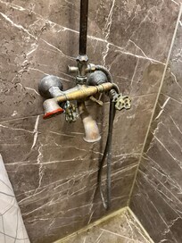 heavy corrosion, but plenty of hot water 24/7