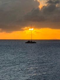 Sunset from the King room view.