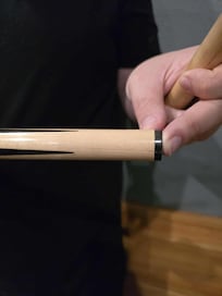 Broken pool stick