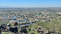 A view of the neighborhood from our hike at Thunderbird.