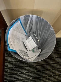 Garbage wast changed