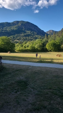 Une des vues de notre emplacement camping.