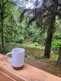 Views are peaceful.