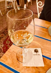 Dinner and drinks at Mazel Tov. Make reservations.