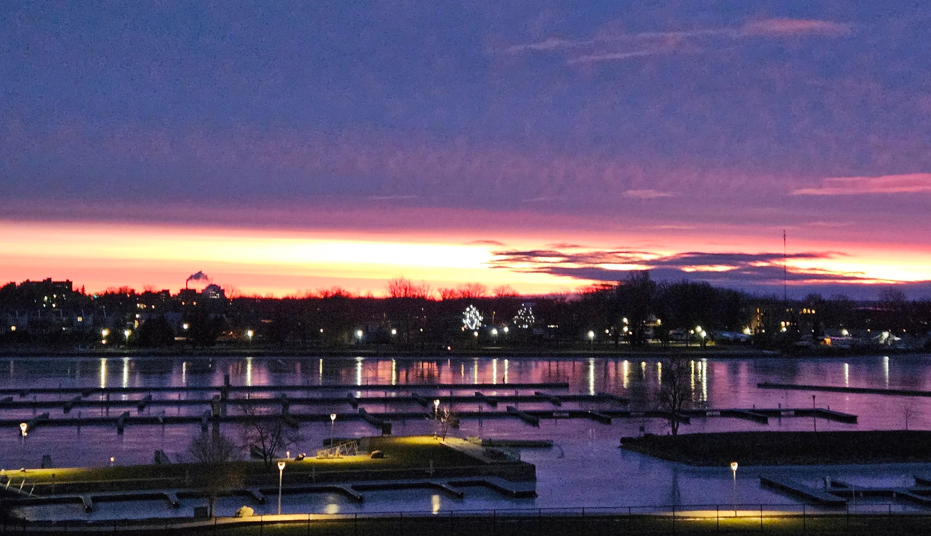 The view from my room/balcony facing the waterfront, zwicks dog park and bay bridge. 