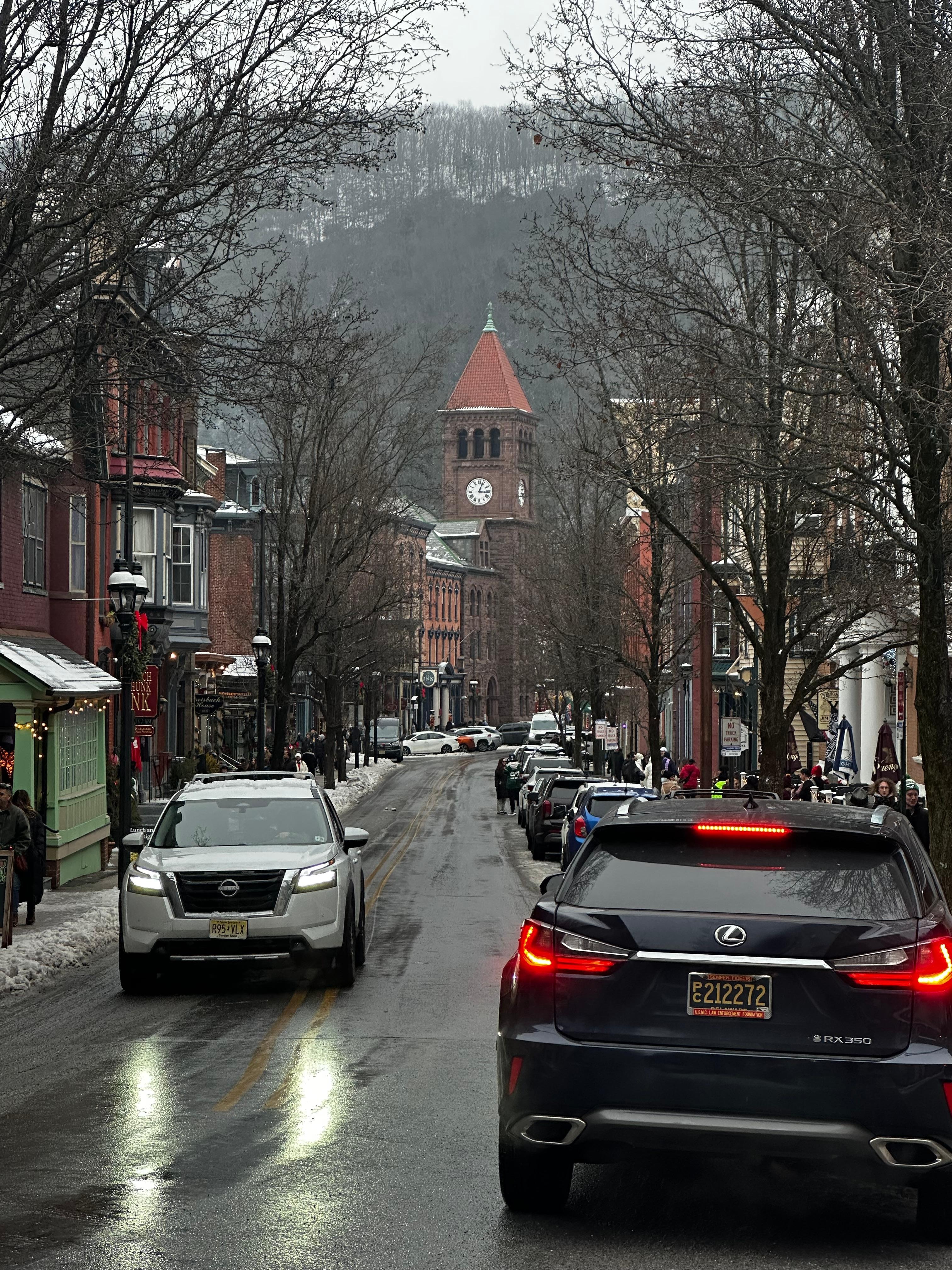 Entering downtown Jim Thorpe 