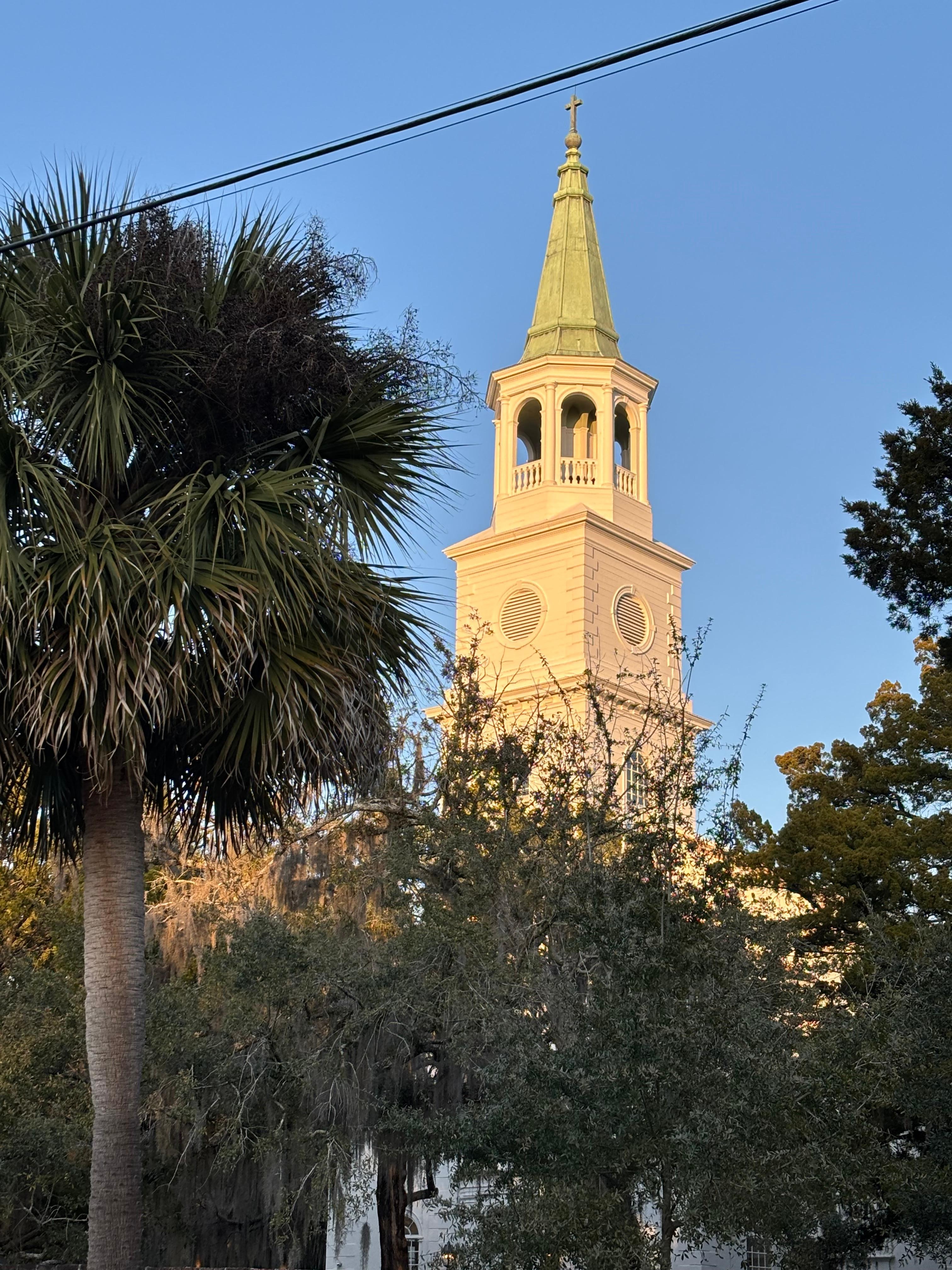 St. Helena’s steeple one block away. Be sure to visit the historic cemetery surrounding it, too.
