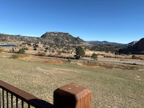 From the top back balcony