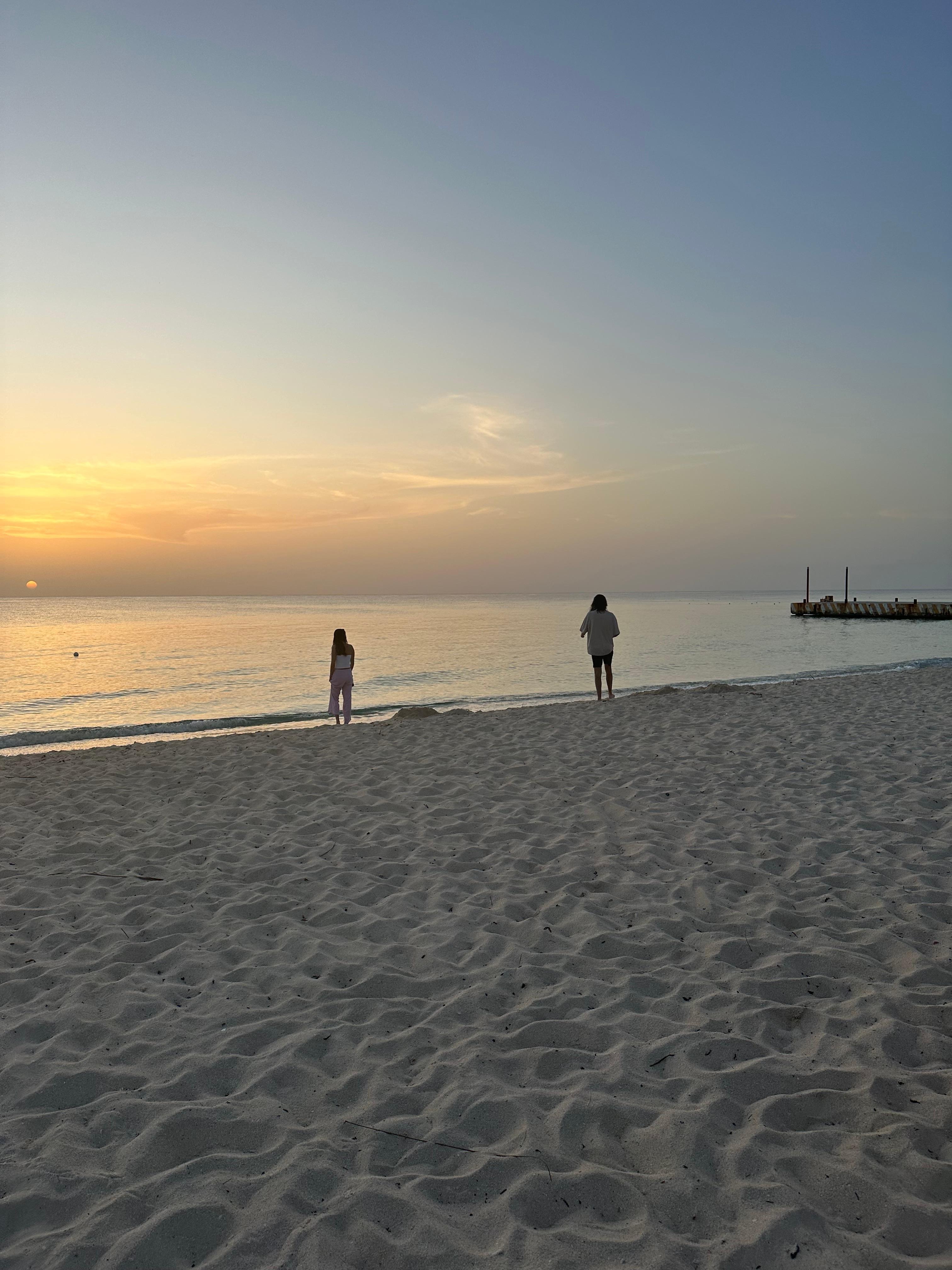 Sunset on the beach