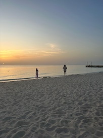 Sunset on the beach