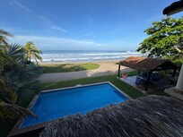 We spent a lot of time in the pool