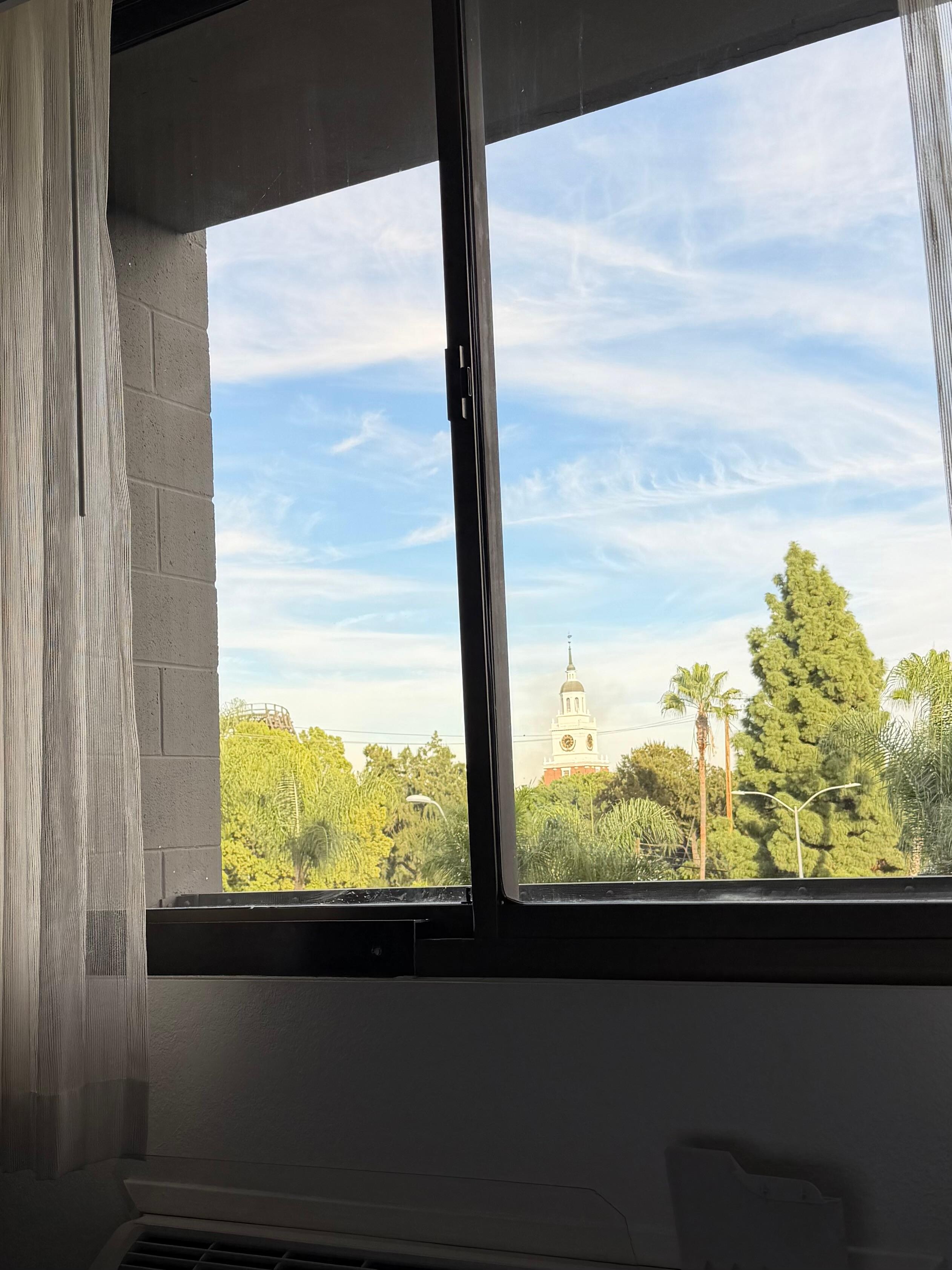 View from our window of Independence Hall across the street from Knotts