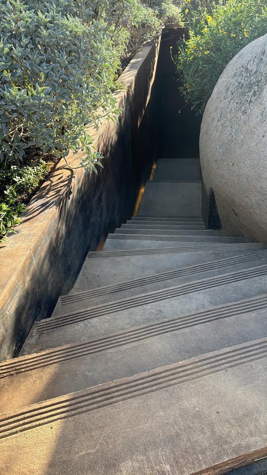 Stairway to the rooms