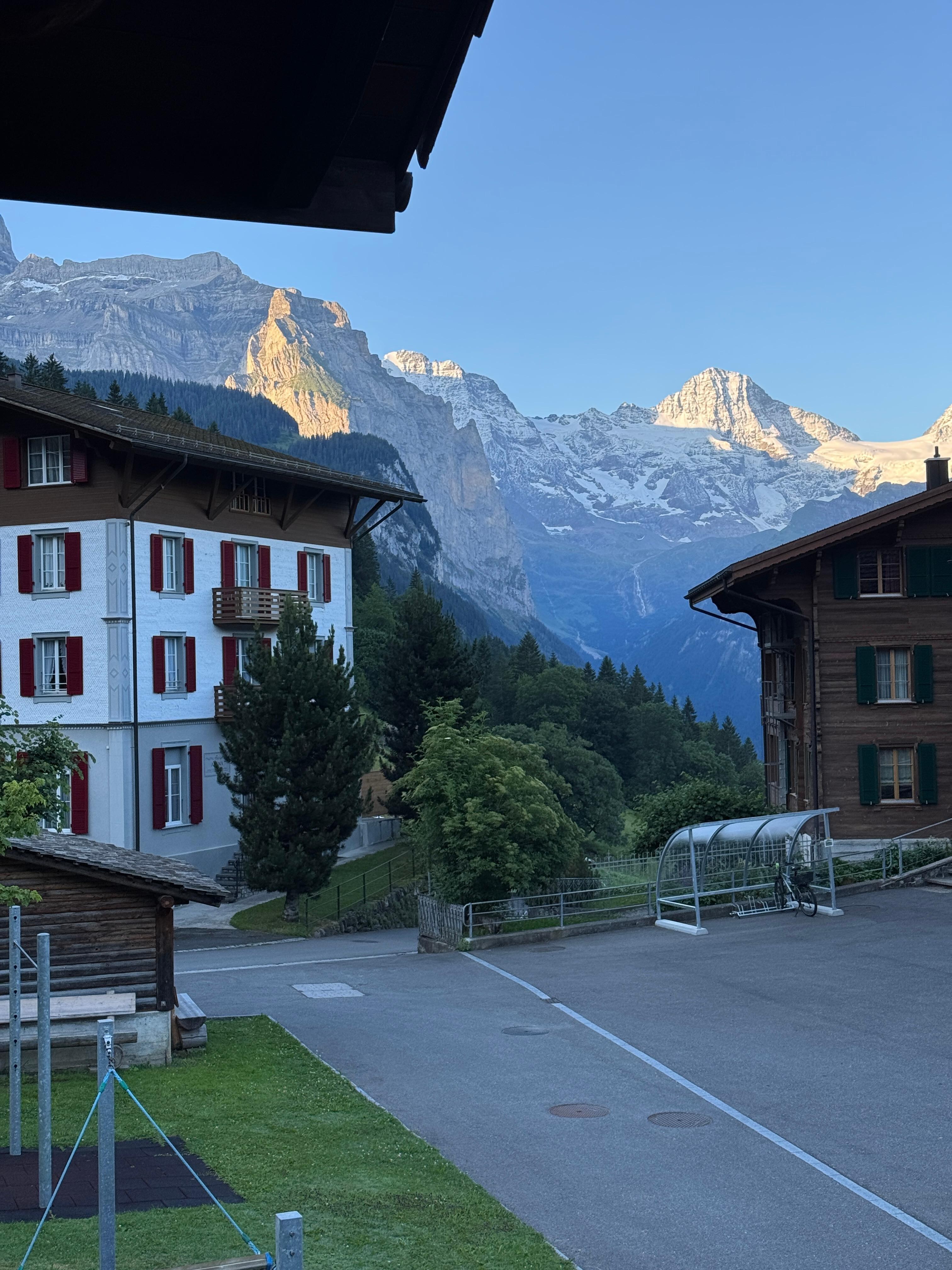 View from our balcony.