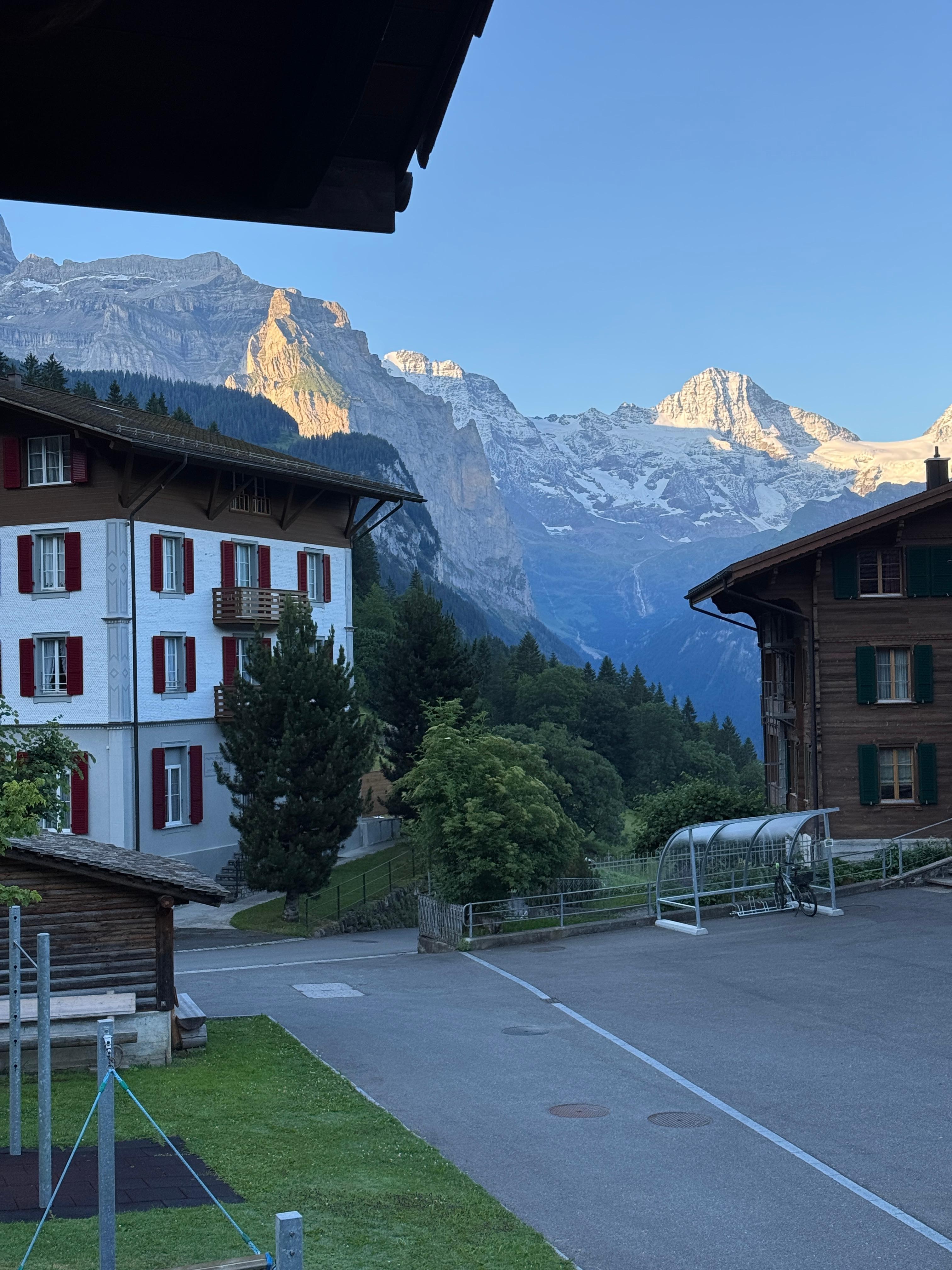 View from our balcony.