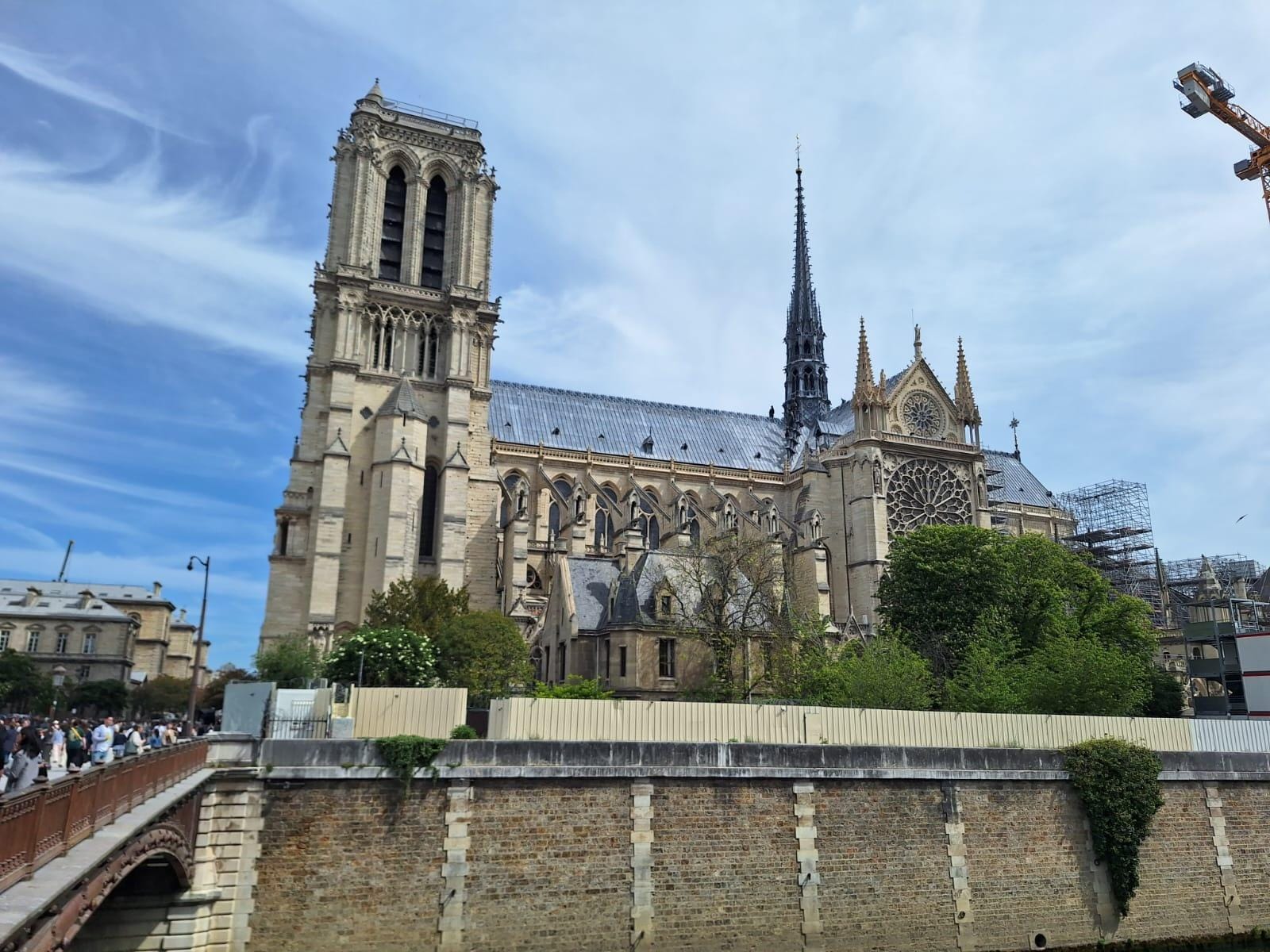 Notre-Dame not far away, we walked and got there within 15-20 mins on foot 