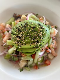 Mixed seafood ceviche