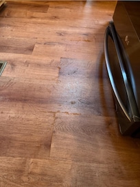 Kitchen floor water issue.