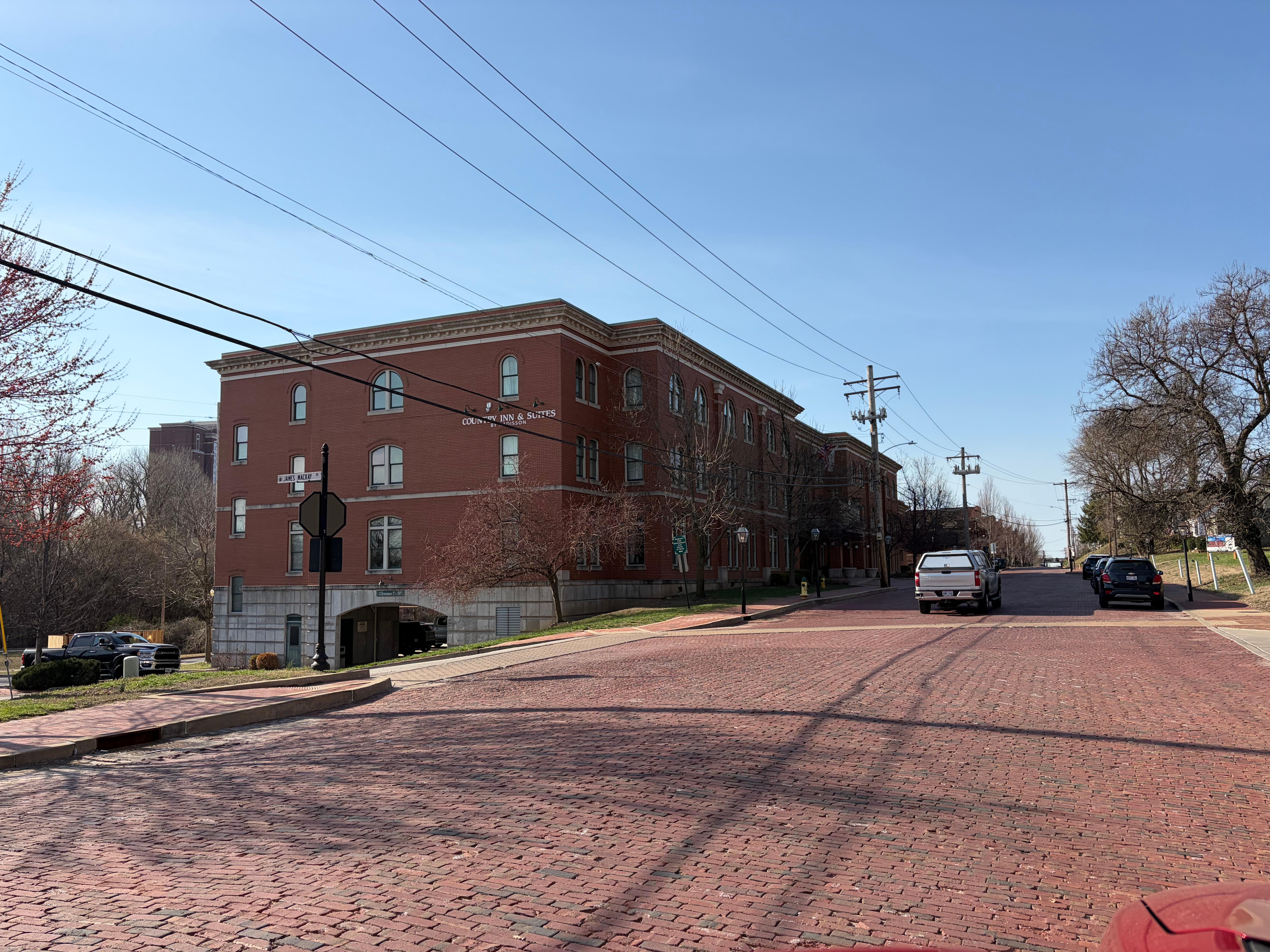 Parking available under the hotel