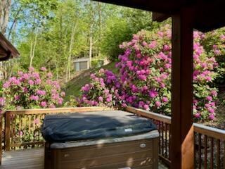 Hot tub in Spring