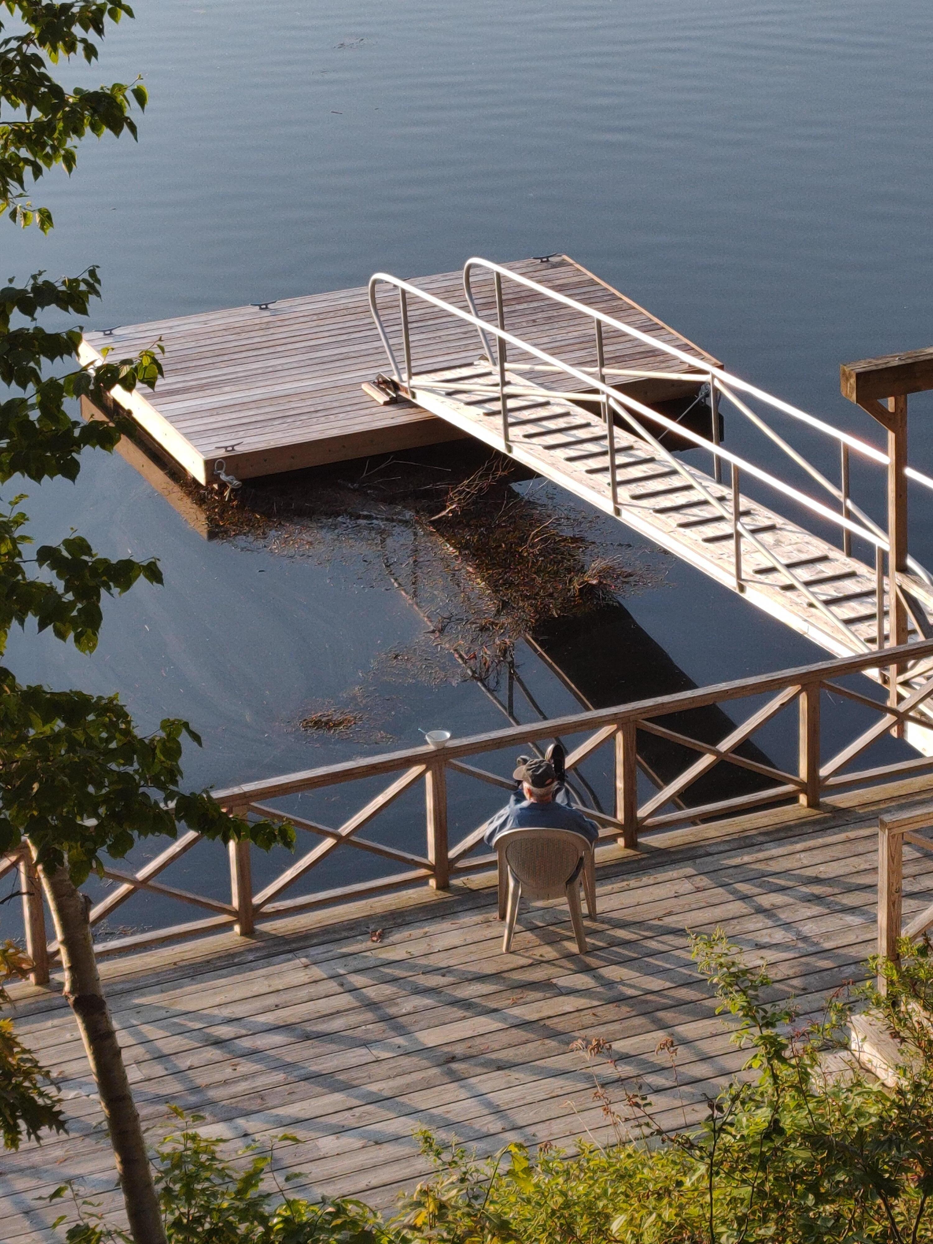 Loved sitting on the deck watching the boats and the osprey.